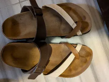 BIRKENSTOCK 샌들 남성용 브라운 계열