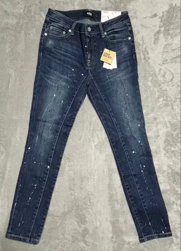 새상품 AZUL BY MOUSSY 페인트 가공 스키니 데님 S