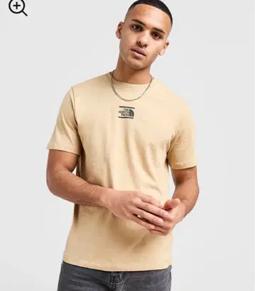 THE NORTH FACE 베이지 티셔츠