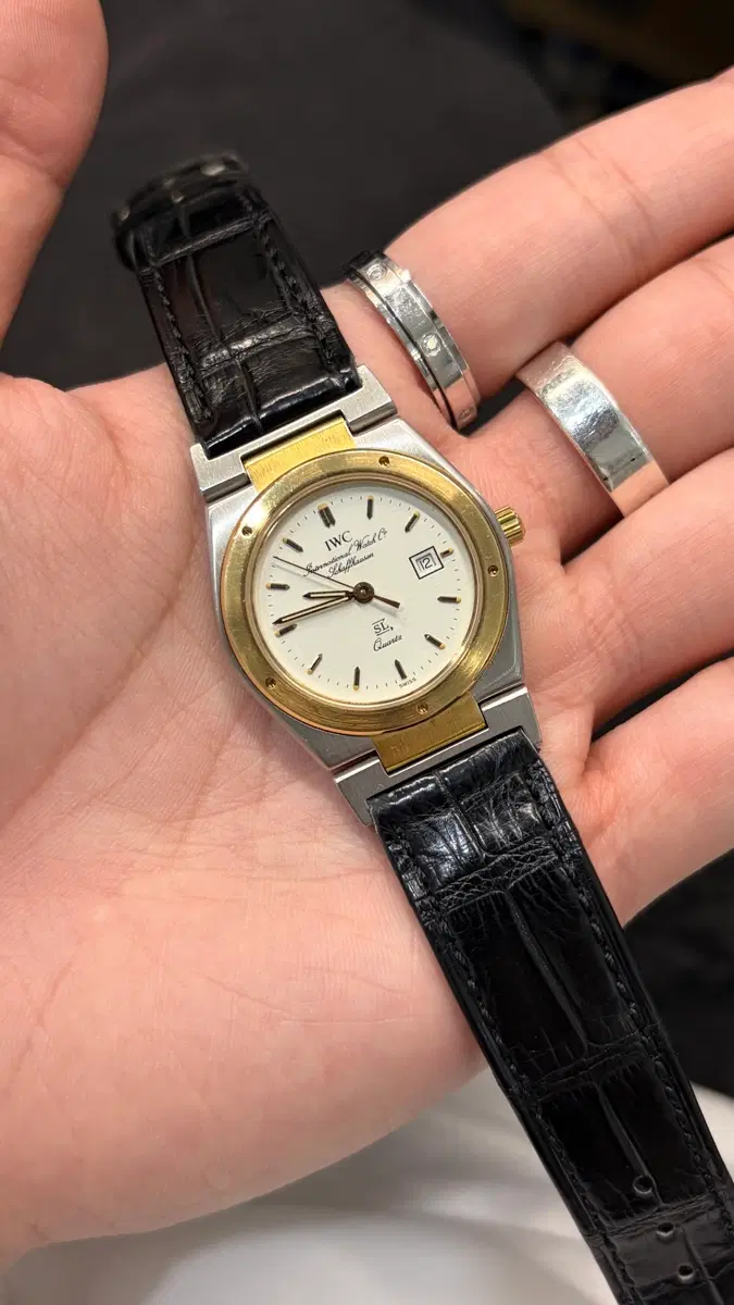 급처 IWC 인제니어 SL 콤비 쿼츠 빈티지 시계