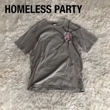 HOMELESS PARTY 홈리스 파티 T셔츠 아이보리