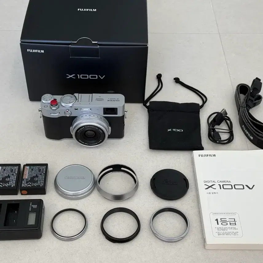 후지 X100v 카메라 풀박스