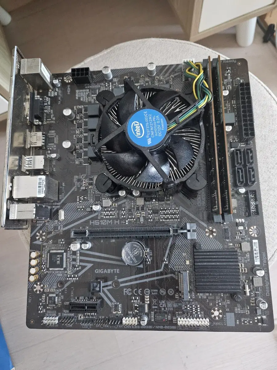 i5 10400f , H510m - H , 랩16g (8x2)