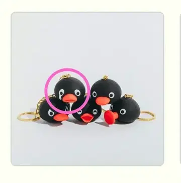 핑구전 한정판 러버 마스코트 키링 PINGU