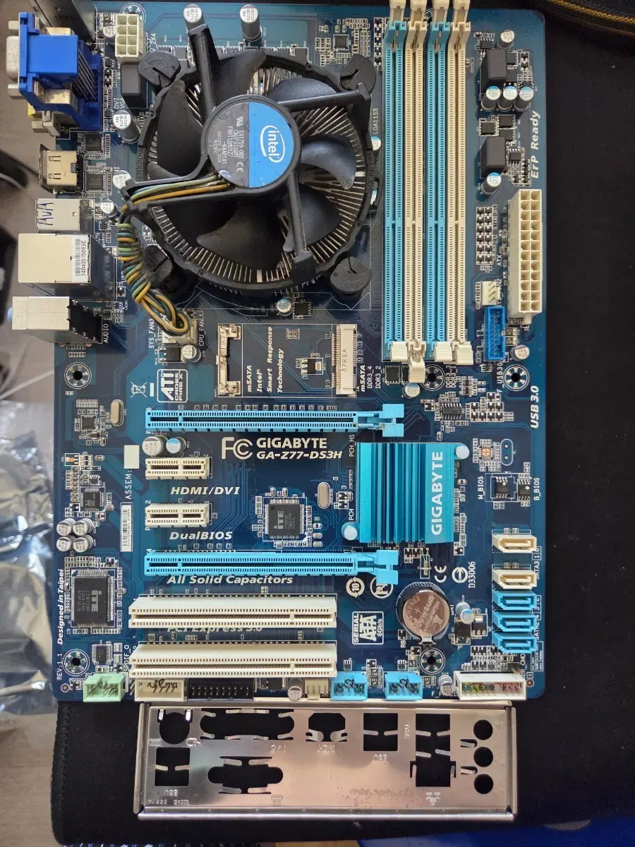부산직 i7 3770 +GA-Z77-DS3H 메인보드쿨러세트