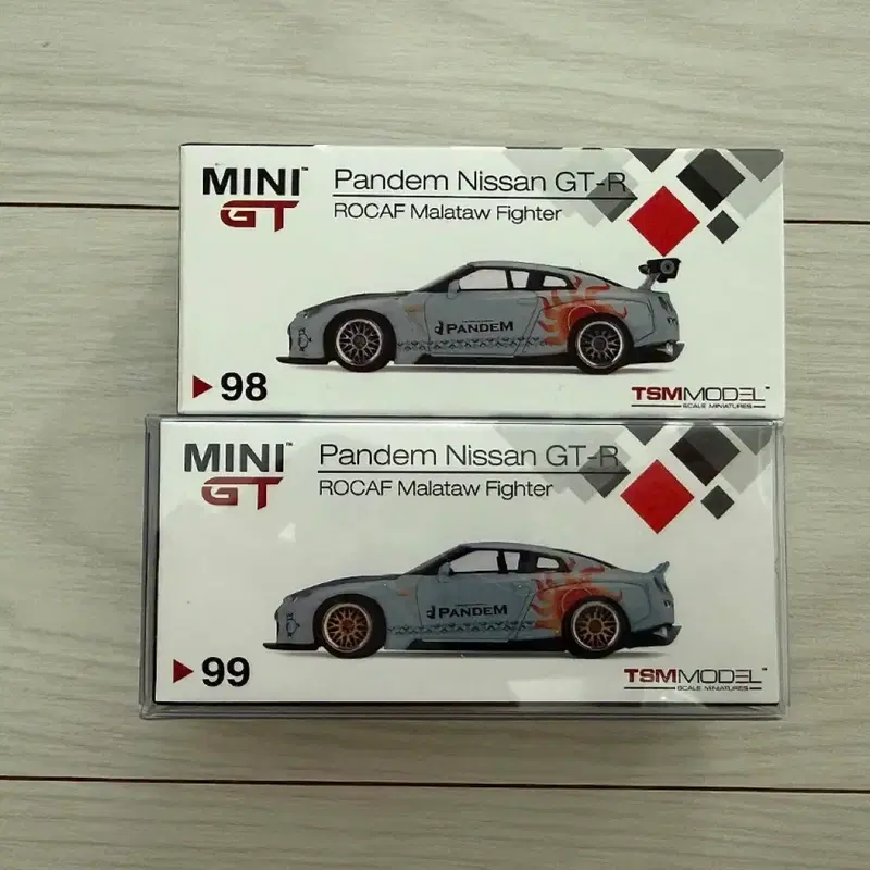 미니지티 판뎀 닛산 GT-R ROCAF 말라타우 파이터 98, 99