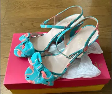 kate spade new york 플라밍고 패턴 리본 샌들