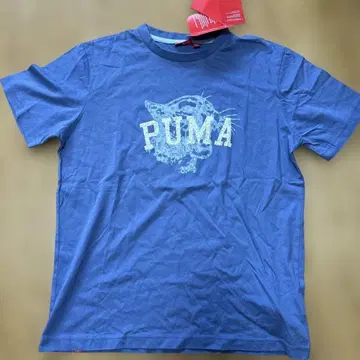 PUMA 푸마 반팔 T셔츠 블루 M