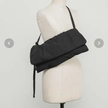 KBF 나일론 개더 플랩 BAG 블랙