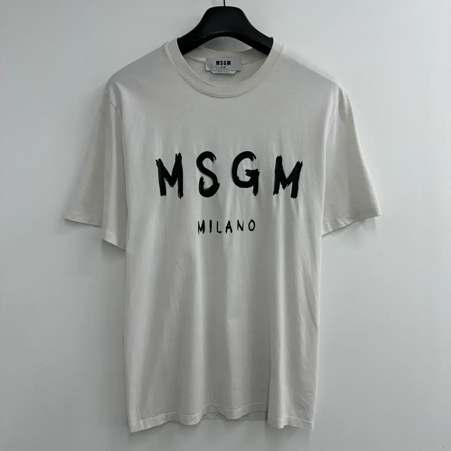 100 MSGM 남자 루즈핏 반팔 티셔츠