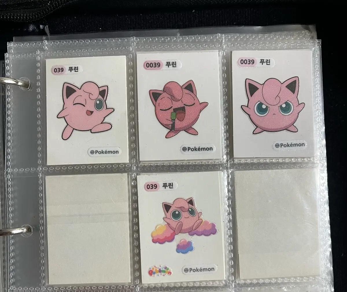 포켓몬 띠부씰 푸린