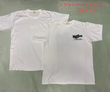 플랫 헤드 T셔츠 2장 세트 size38