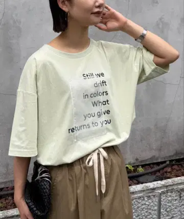 오간자 시어 도킹 프린트 TEE