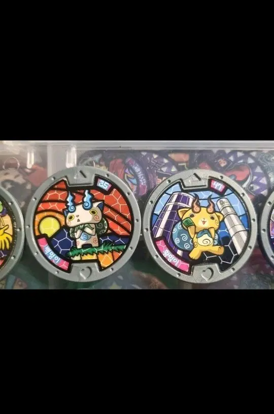 요괴워치 황멍이 백멍이 메달