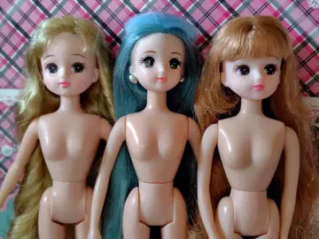 리카짱 인형 3체 하자품