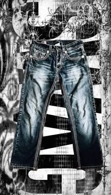 레어 사층 스티치 True Religion 30 USA제 io 착용