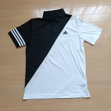 adidas 골프 피케 셔츠 바이컬러