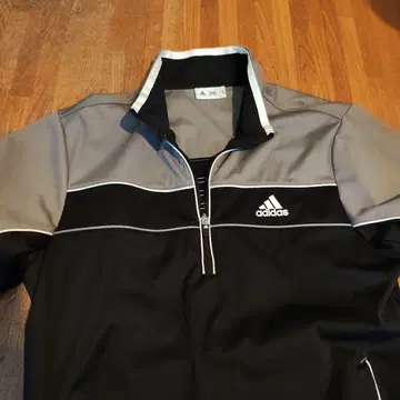 adidas 골프 남성용 하프 지퍼 반팔 풀오버