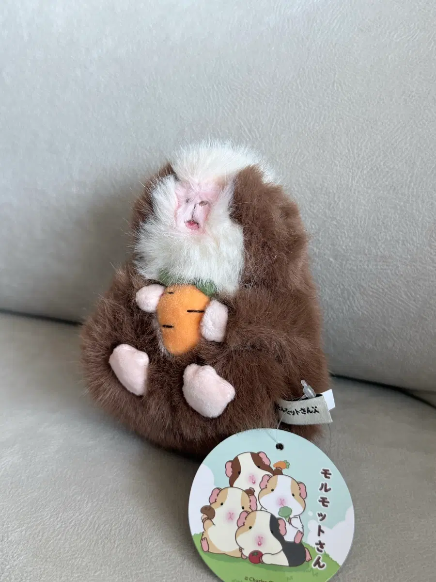 데굴데굴 야채식사 모루못토상 키링 인형