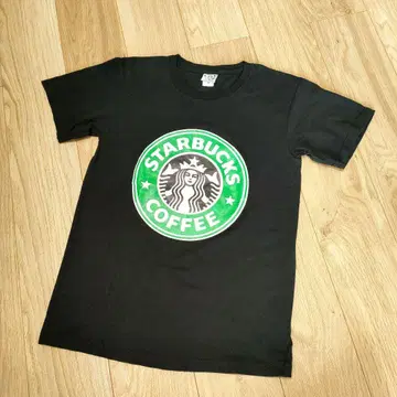 [ 귀중 ] 스타벅스 초기 올드 기업 로고 T셔츠 starbacks