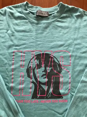 HYSTERIC GLAMOUR 긴팔 티셔츠 라이트 블루 L