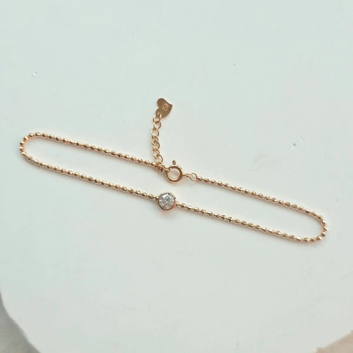 14k 큐 베젤팔찌