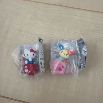 산리오 키링 행거 우사하나 키티