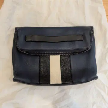 BALLY 클러치백 / 세컨드 백 BENJ 네이비 가죽