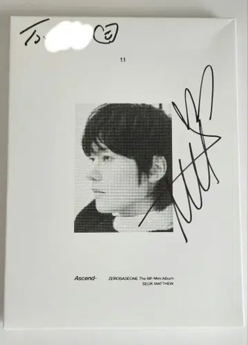 마슈 메튜 6집 사인 포함 앨범 ZEROBASEONE ZB1