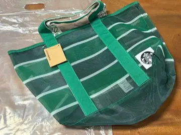 대만 한정판 스벅 Starbucks 토트백 어부 그물 메쉬 A4