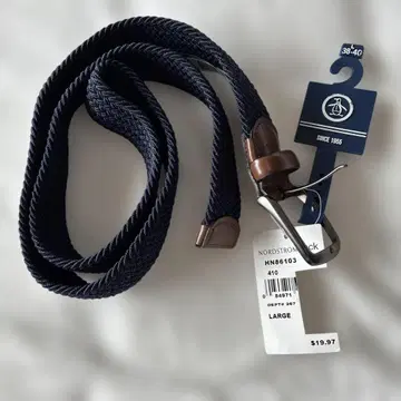 Original Penguin 메쉬 벨트 네이비 L 사이즈