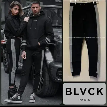 완판 BLVCK PARIS 조거 라인 팬츠 레어 사이즈 S