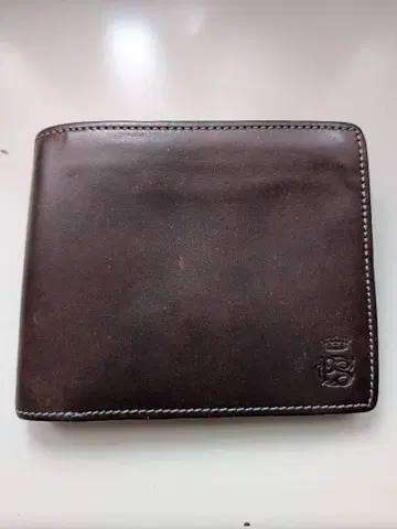 정품 PS Paul Smith 이단 접이식 지갑 코도반 블랙