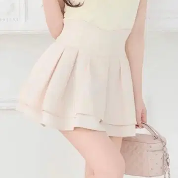 미셸 마카롱 전당 입성!! 슬림 레그가 되는 스커트 이너 팬츠 포함 S