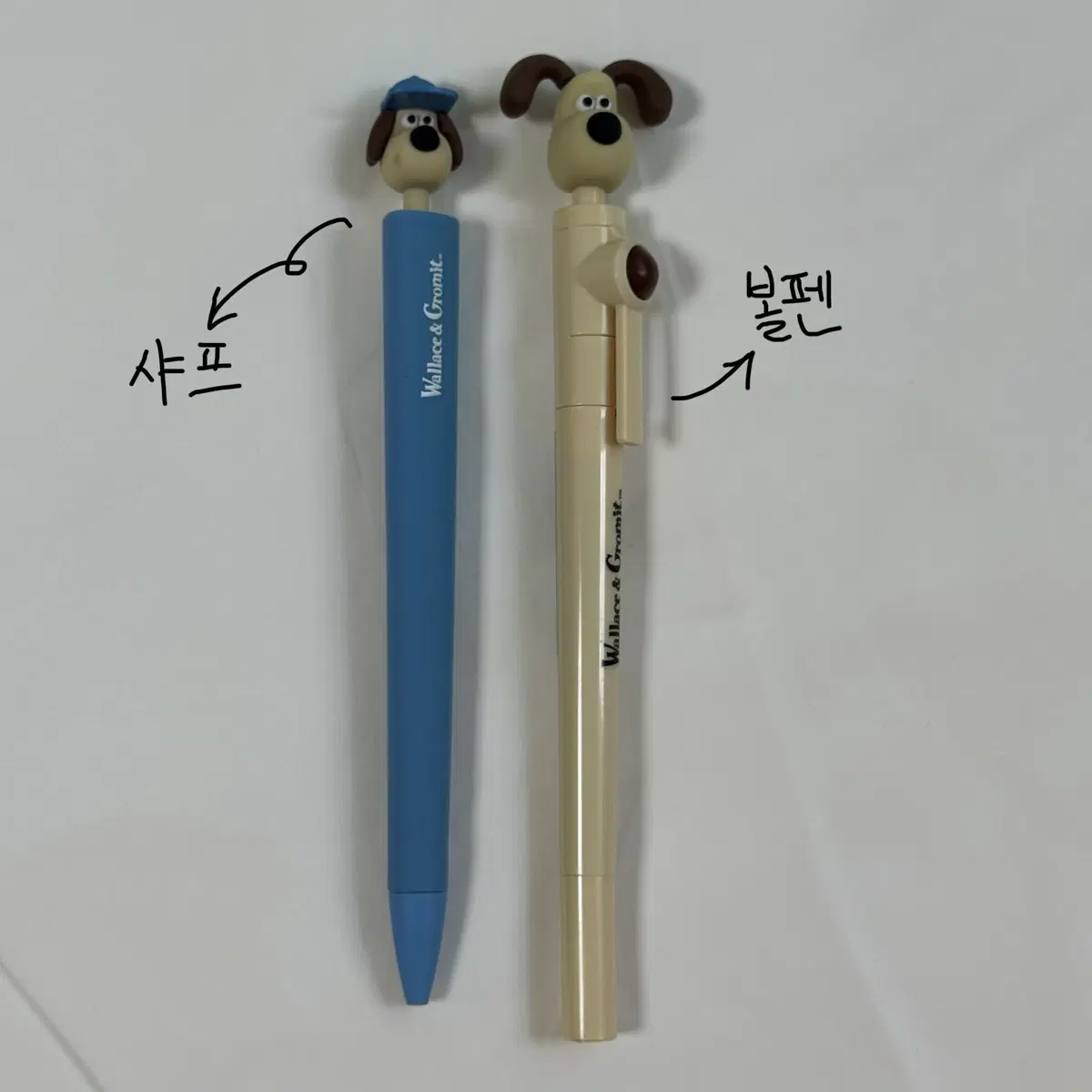 월레스와 그로밋 볼펜 샤프 세트