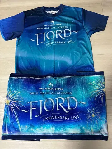 Mrs. GREEN APPLE FJORD 티셔츠 타월 세트
