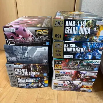 미사용 새상품 건담 프라모델 묶음 판매 HG RG