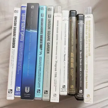 UNISON SQUARE GARDEN DVD Blu-ray 10 점