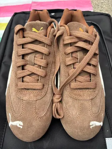 PUMA 스웨이드 스니커즈 브라운 23cm