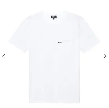 A.P.C. 자수 포켓 티셔츠 아페쎄