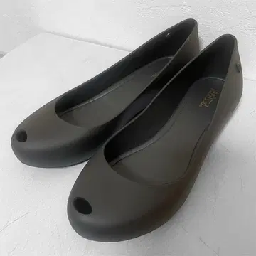 [새상품급] 멜리사 melissa 펌프스 플랫슈즈 블랙 23.5cm