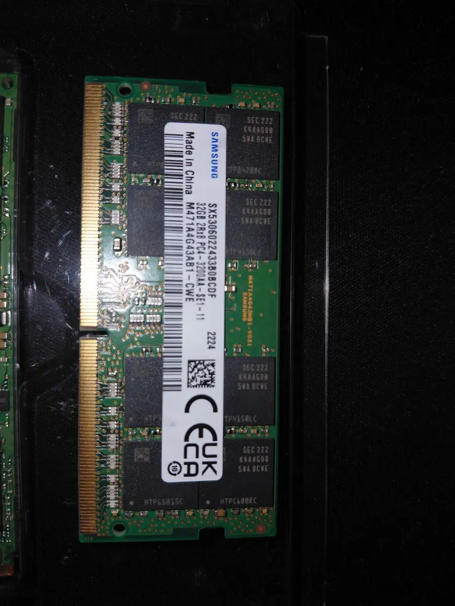 삼성 DDR4 3200AA 32GB 노트북