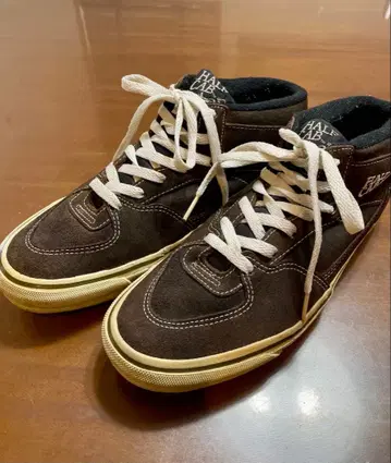 VANS HALF CAB 브라운 스웨이드 스니커즈 90년대 USA제
