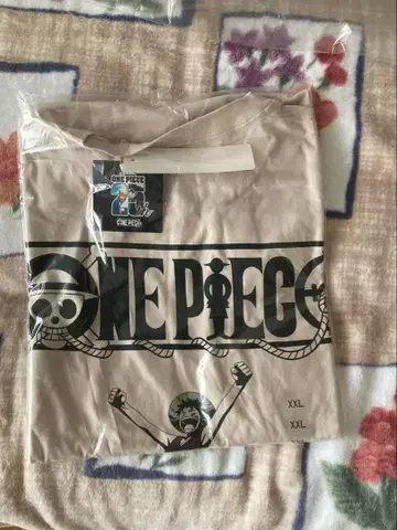 ONE PIECE 원피스 25th 유니클로 T셔츠 베이지 XXL