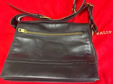 BALLY 가죽 숄더백 블랙