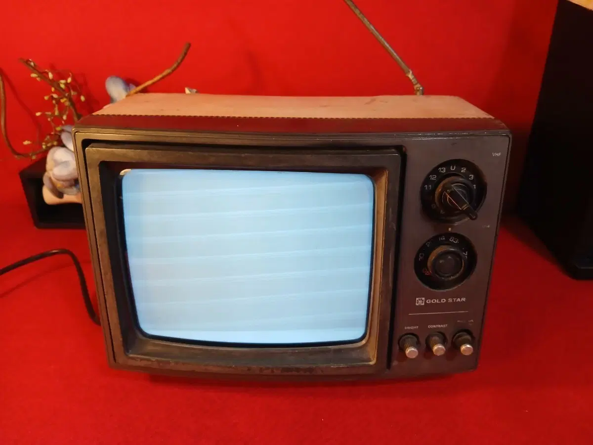 빈티지 골드스타 미니TV