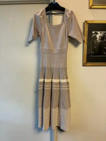 JILLSTUART 니트 원피스 베이지 FR