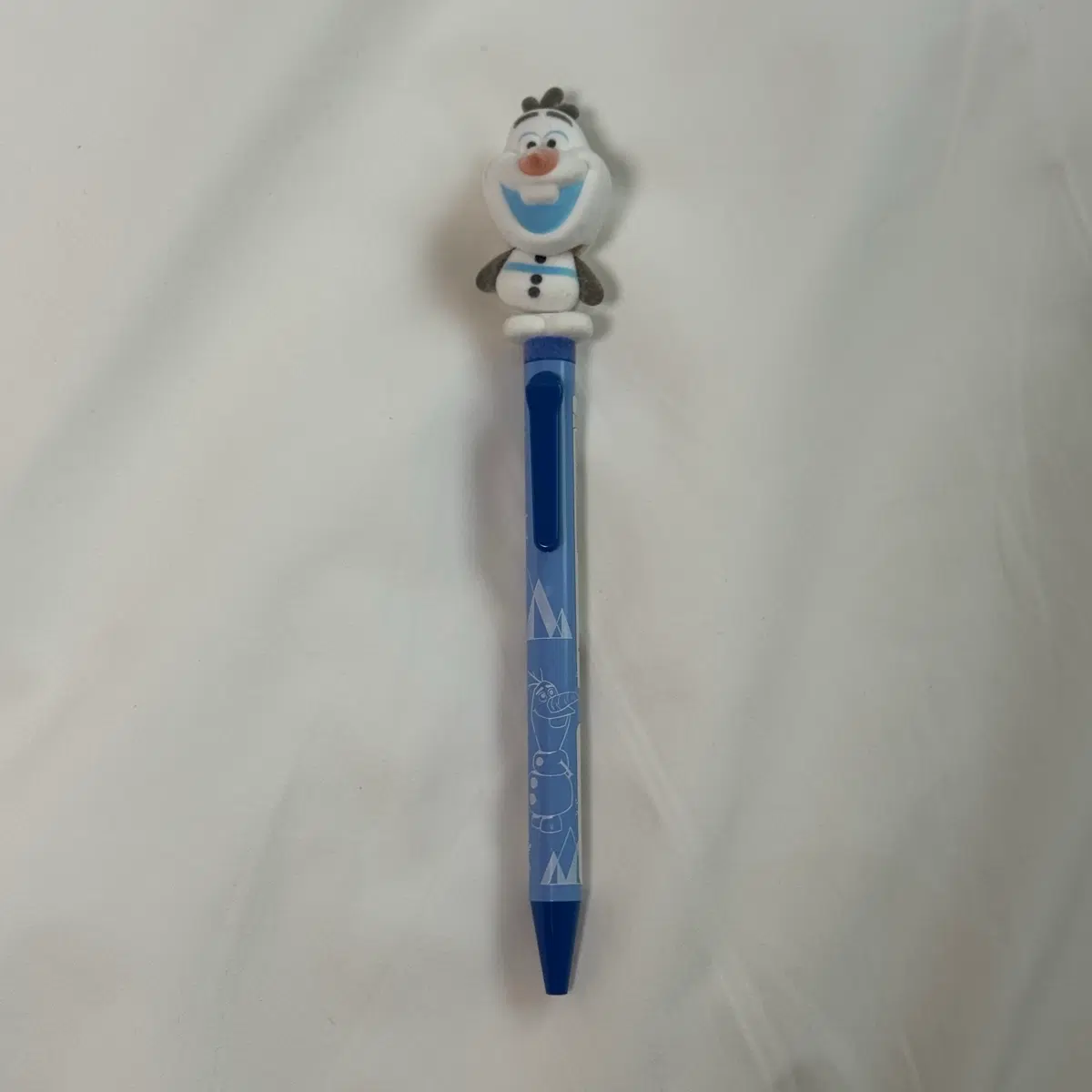 디즈니스토어 겨울왕국 올라프 캐릭터 볼펜