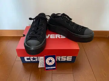 Converse All Star 통굽 스니커즈 블랙