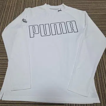 PUMA 골프 남성용 긴팔 셔츠 화이트 XL